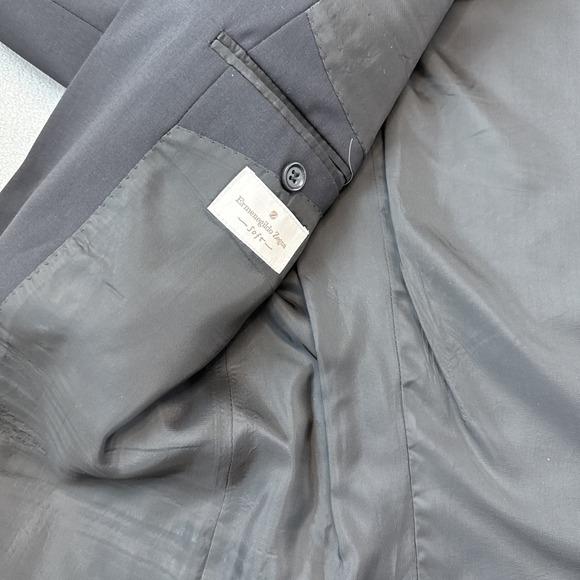 Ermenegildo Zegna Soft Sport Coat Mens EU 56 Short (US 46S) Black Neiman Marcus - Picture 11 of 16
